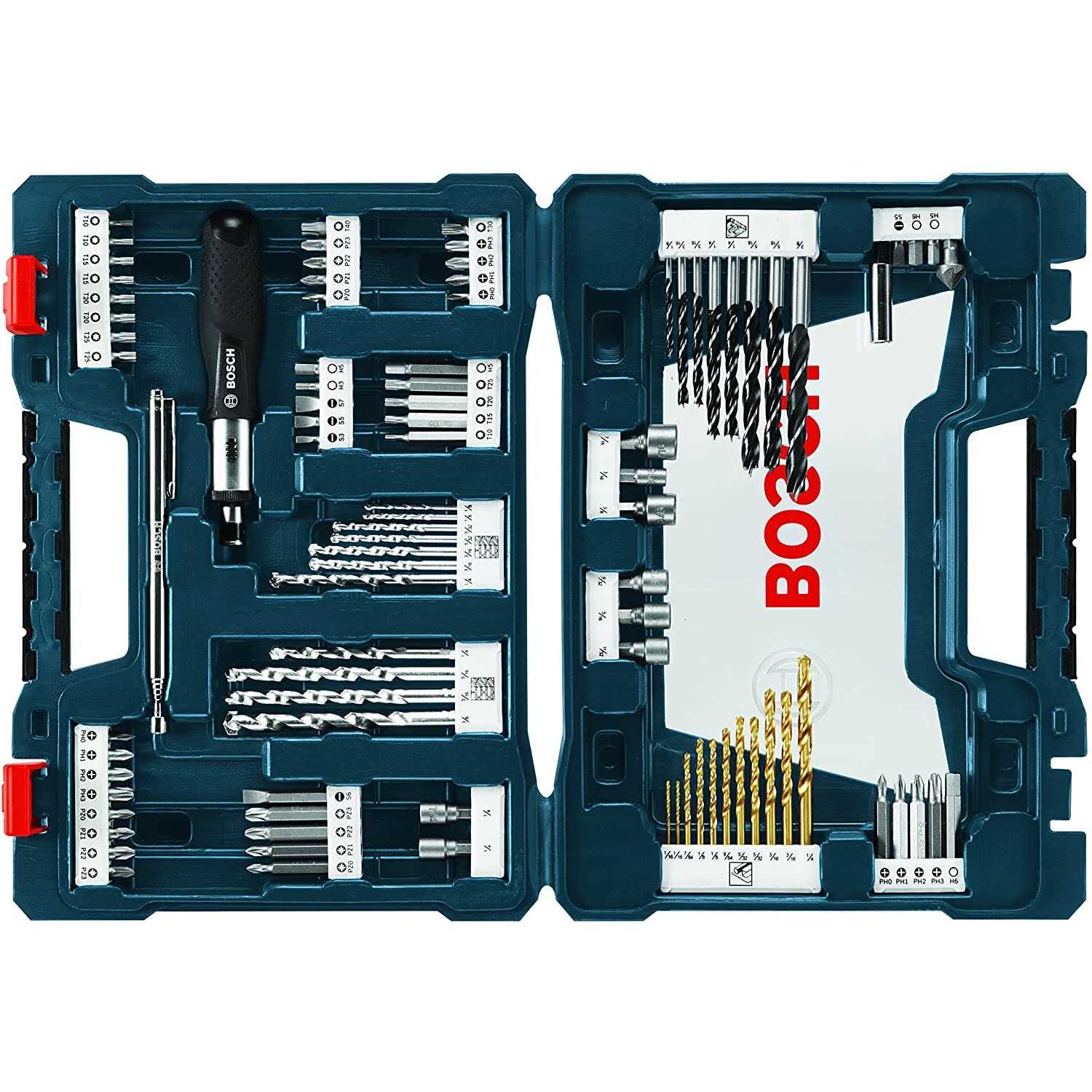 Bosch MS4091 91-Piece Drill and Drive Bit Set - Cheap Fitting