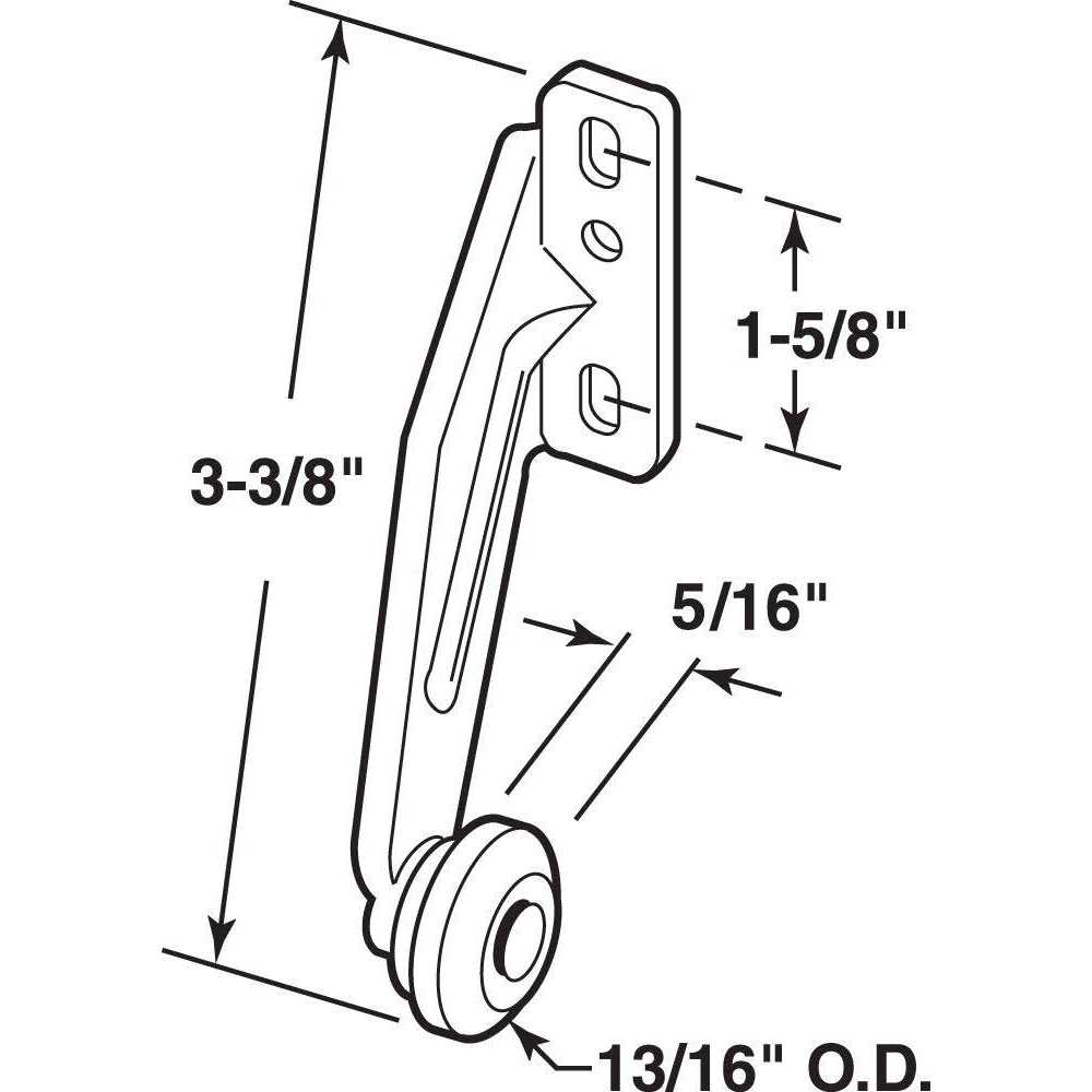 Prime-Line Drawer Track Roller - Cheap Fitting