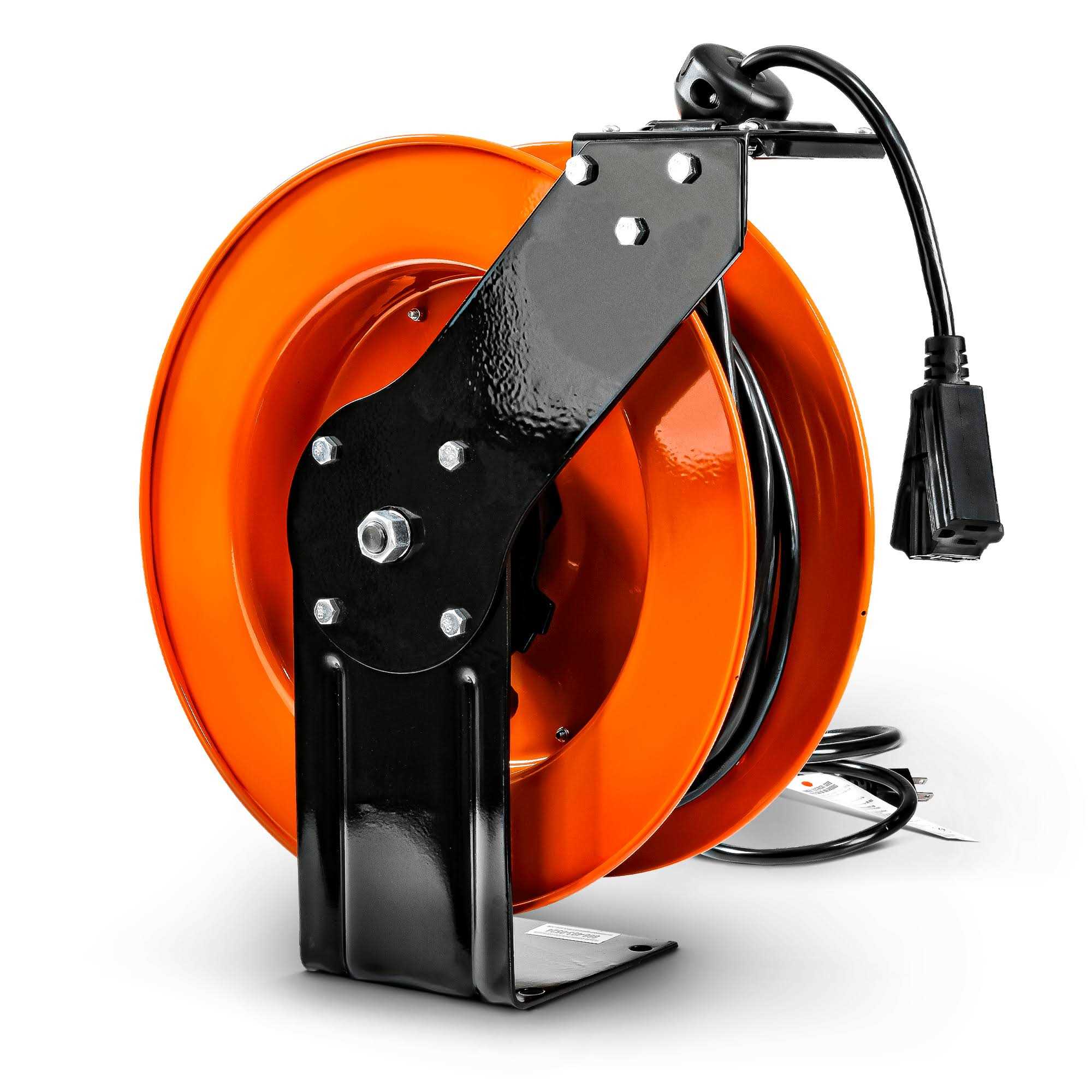 SuperHandy Steel Extension Cord Reel 12AWG GUR071 - Cheap Fitting