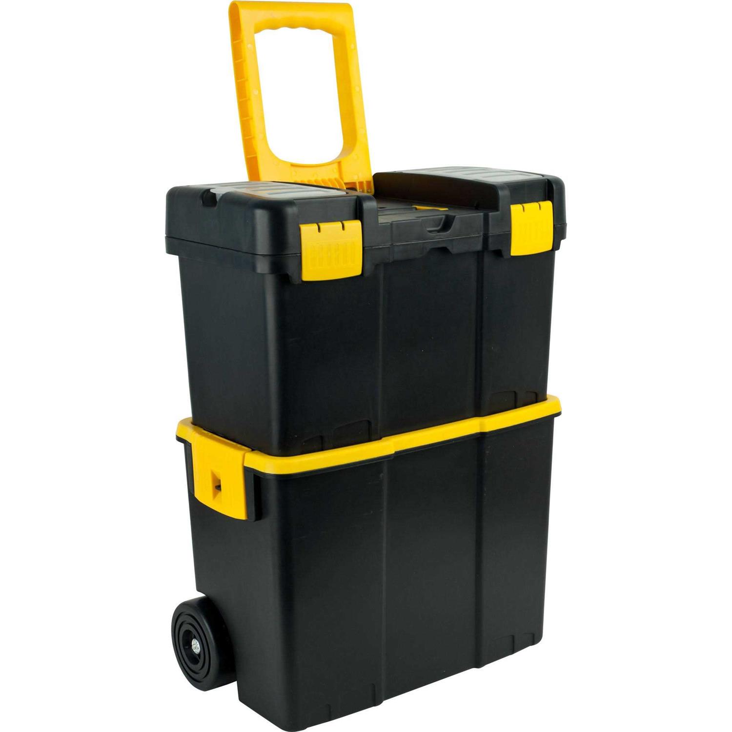 Stalwart Stackable Mobile Tool Box with Wheels - Cheap Fitting