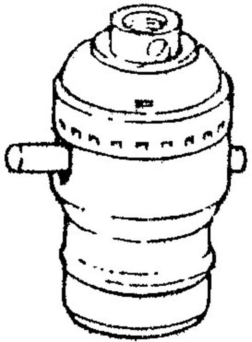 Leviton Push-Thru Lamp Socket - Cheap Fitting