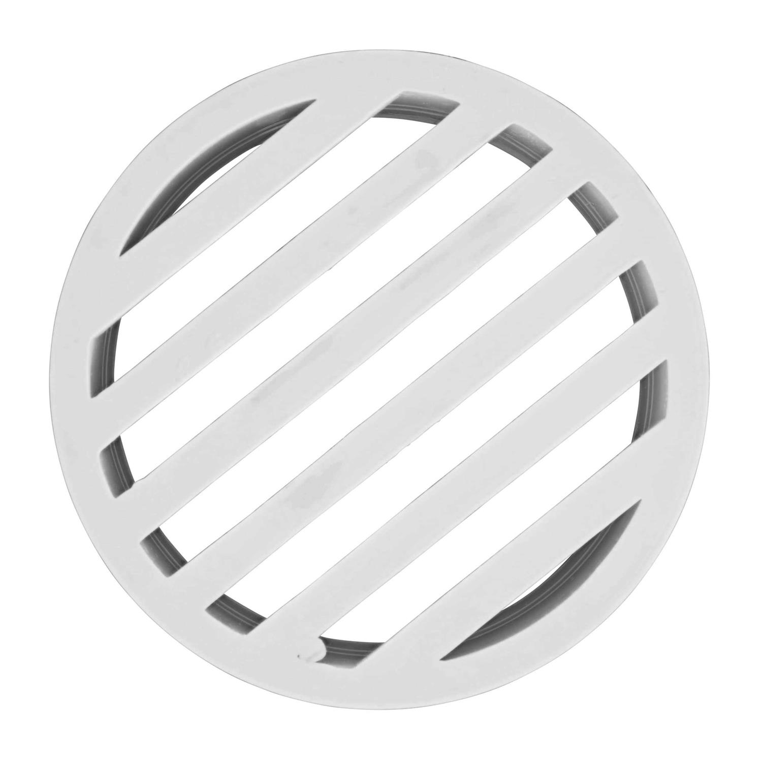 NDS 4 in. Round Plastic Drain Grate - Cheap Fitting
