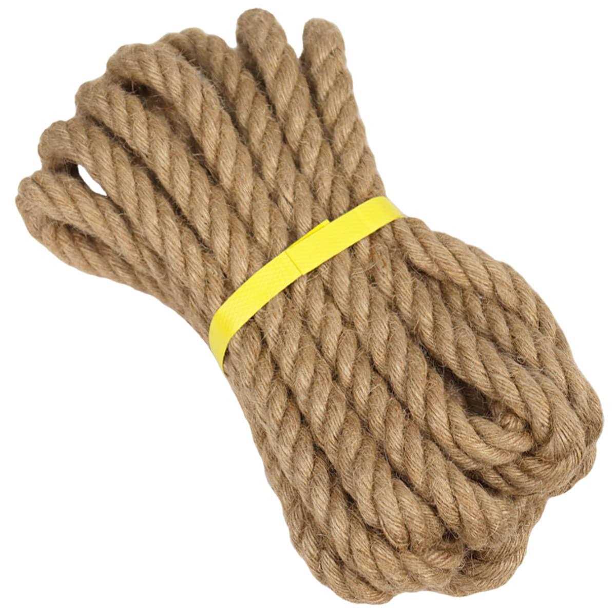 YUZENET Twisted Manila Rope Jute Rope Natural Thick Hemp Rope for Docks - Cheap Fitting