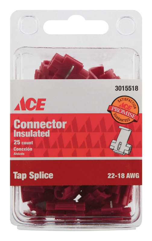 Ace Tap Splice Connector Red 25 pk - Cheap Fitting