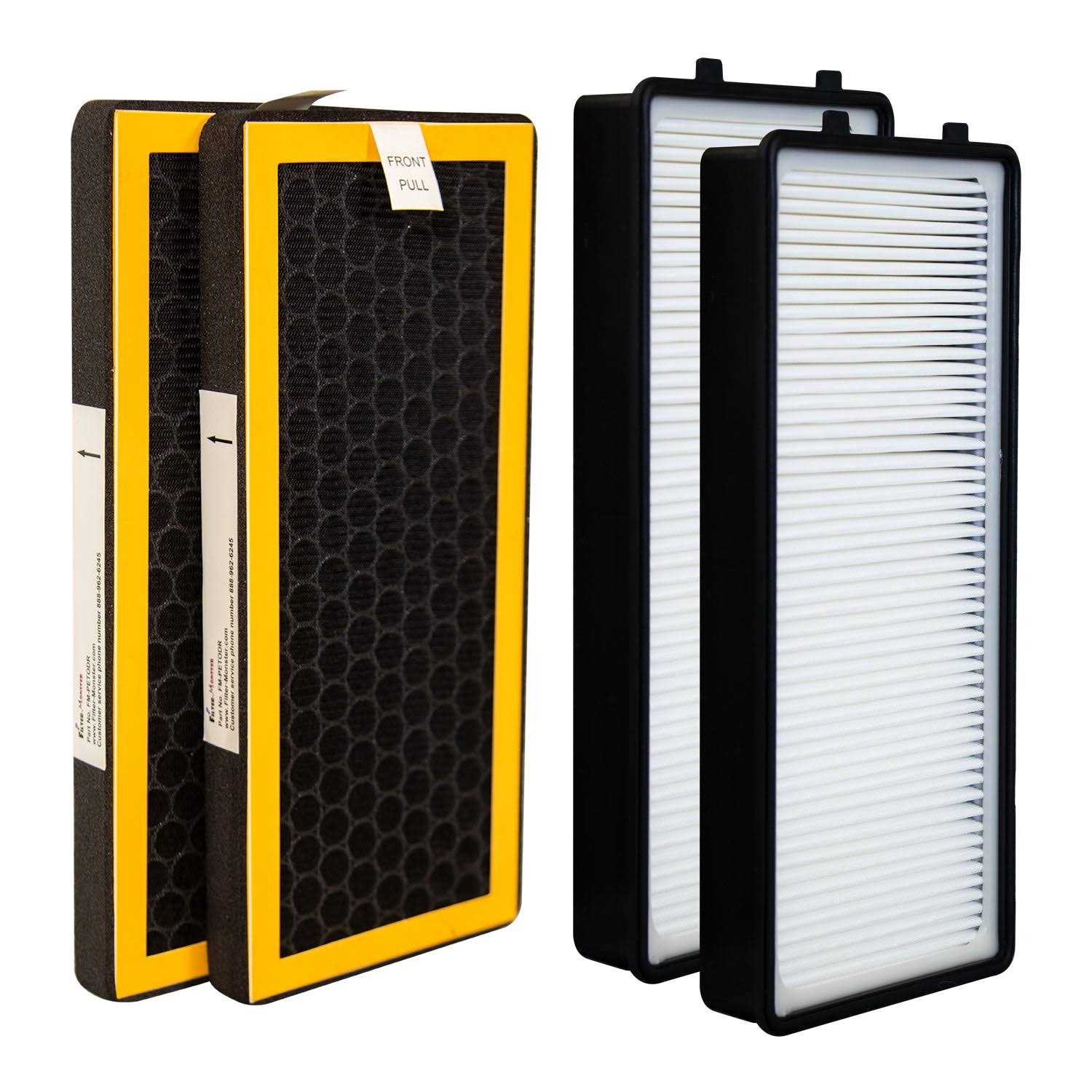 Filter-monster Replacement Filter Pack Compatible with HoMedics PetPlus At-petodr Filter and TotalClean At-ofl Filter for At-pet01 - Cheap Fitting