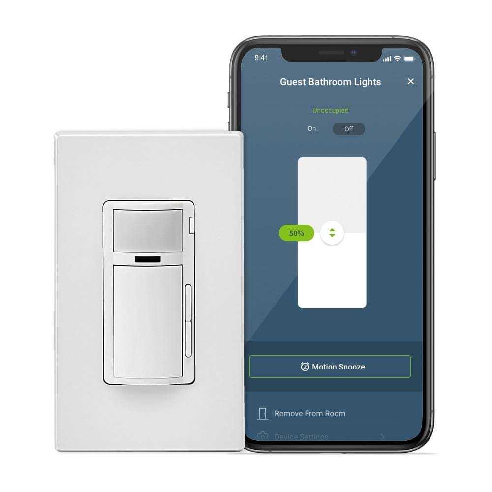 Leviton Decora Smart Wi-Fi Single Pole Motion Sensor Dimmer Works with Alexa/Google/HomeKit - Cheap Fitting
