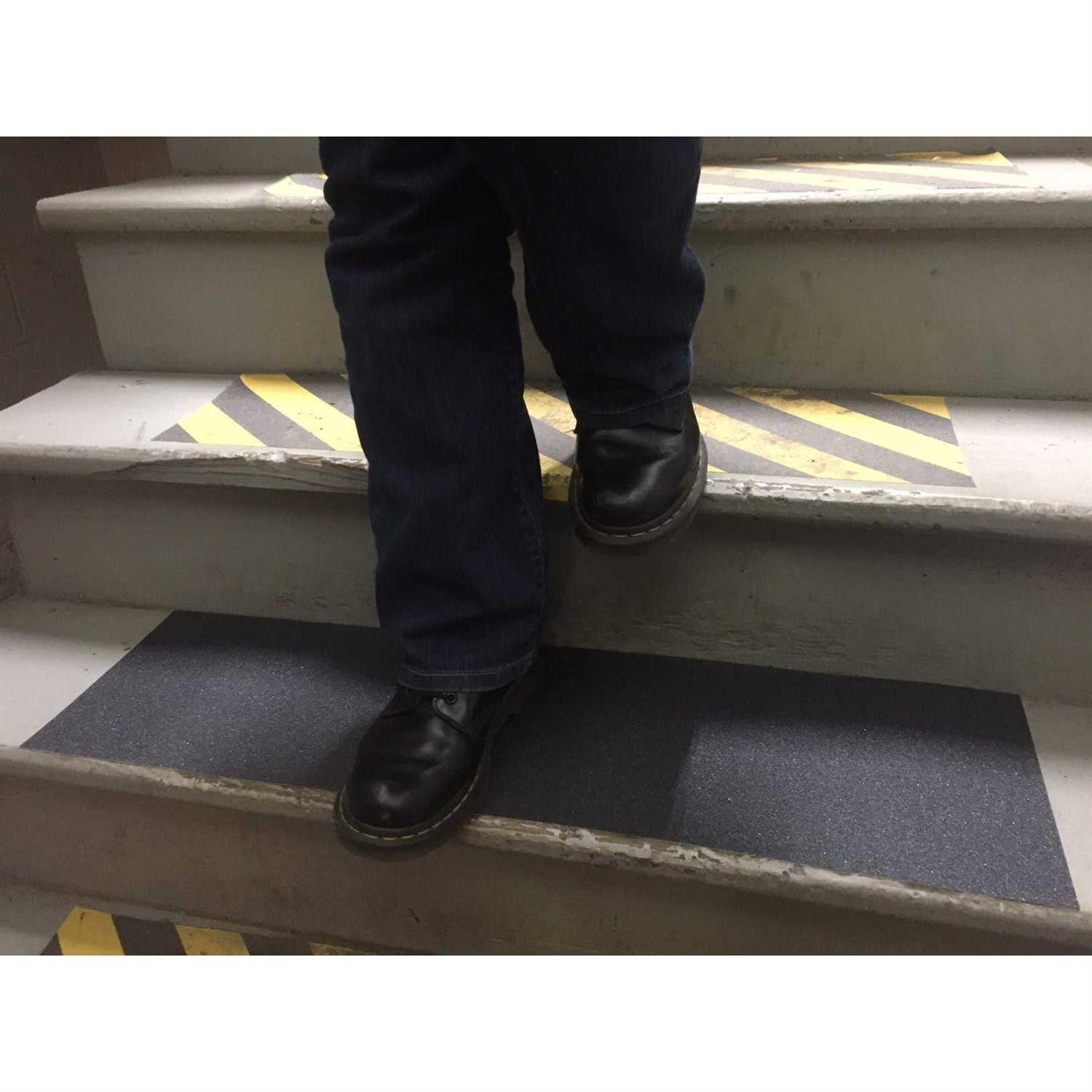 Anti Slip Traction Tape Black Roll Safety Non Skid Self Adhesive Silicon Carbide Sticky Grip Safe Grit 12 x 5 - Cheap Fitting