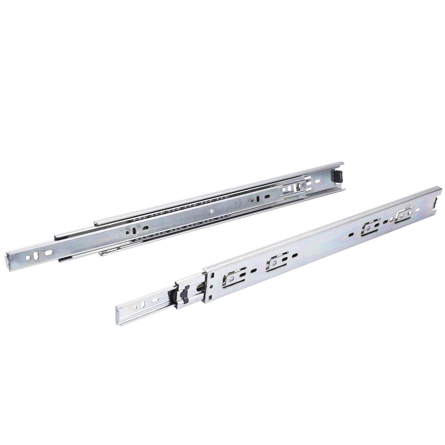 Tobinice 6 Pairs of 24 Inch Hardware 3-Section Full Extension Ball Bearing Side Mount Drawer Slides,100 LB Capacity Drawer Slide - Cheap Fitting