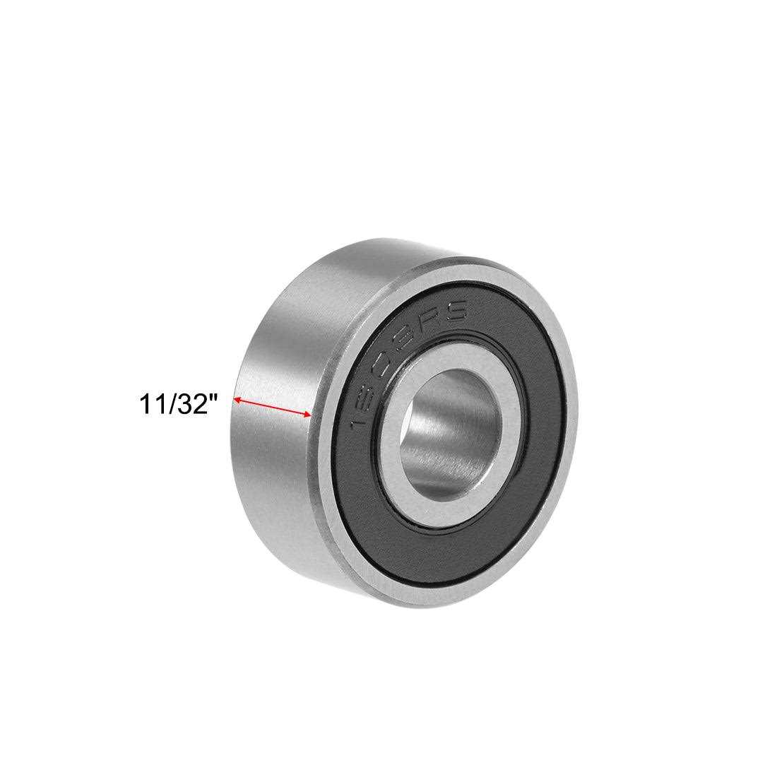 Uxcell Deep Groove Ball Bearings Inch Double Sealed Chrome Steel P0 Z1 - Cheap Fitting