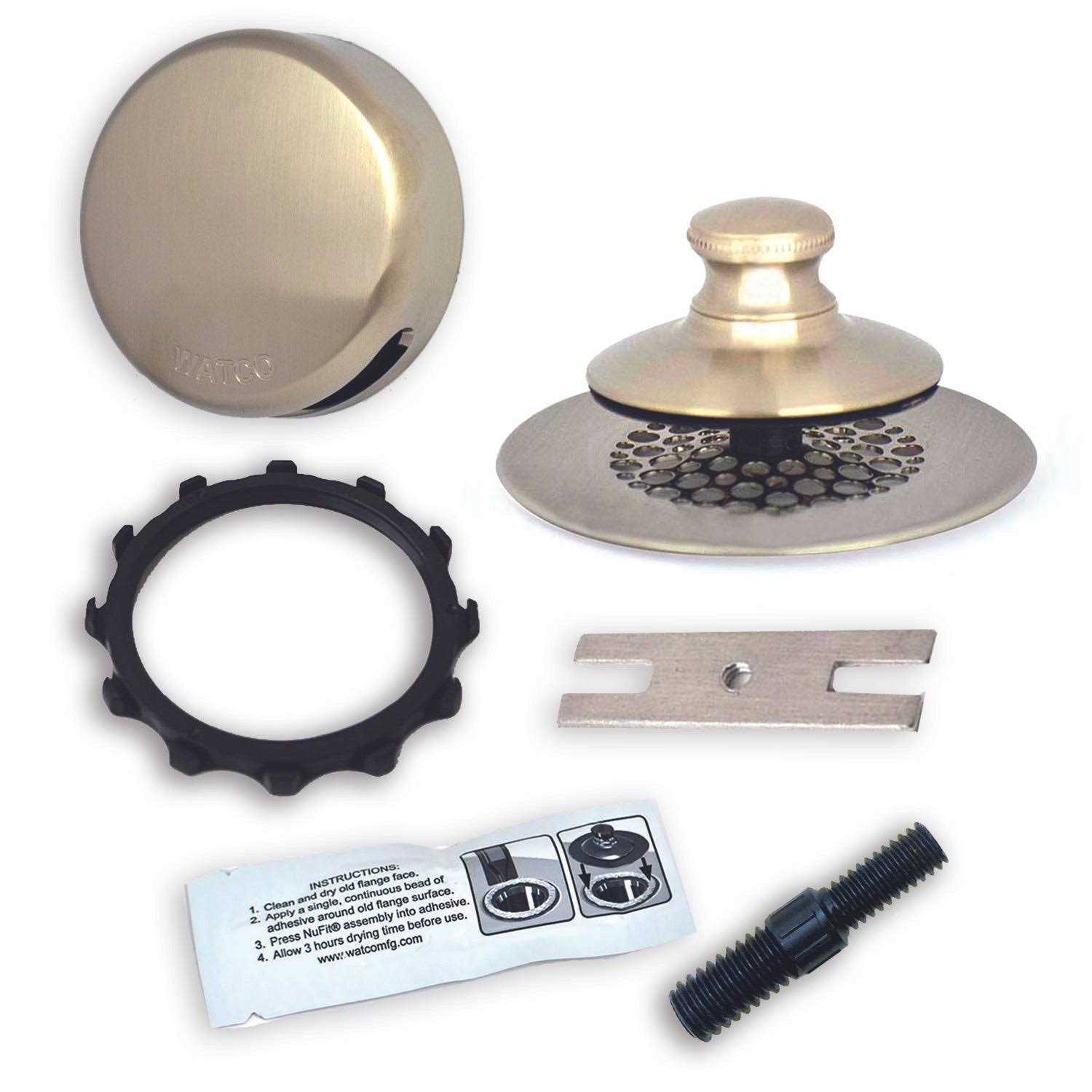 Watco SimpliQuick Tub Fix Bathtub Stopper - Cheap Fitting