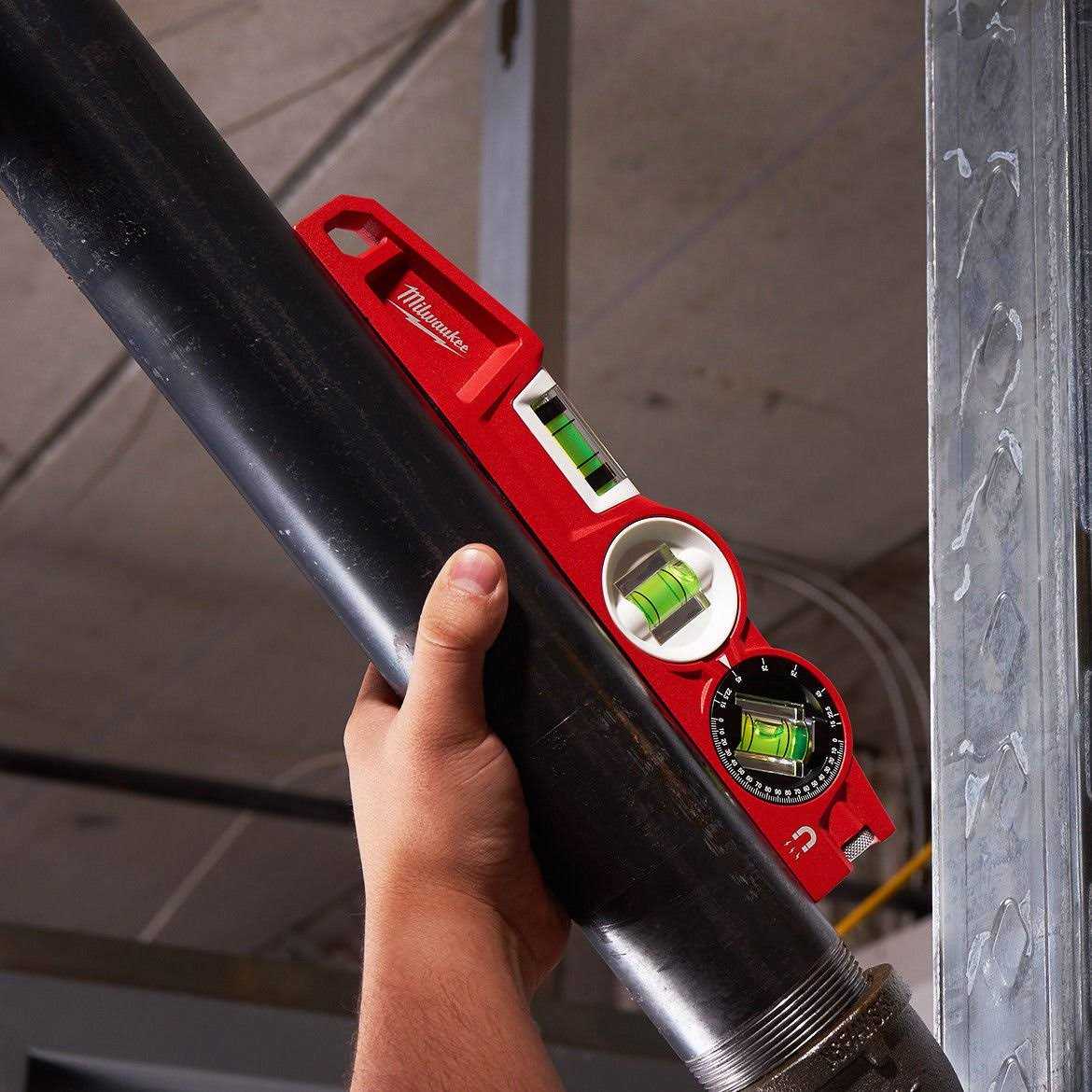 Milwaukee 48-22-5210 10 in. 360 Degree Locking Die Cast Torpedo Level - Cheap Fitting