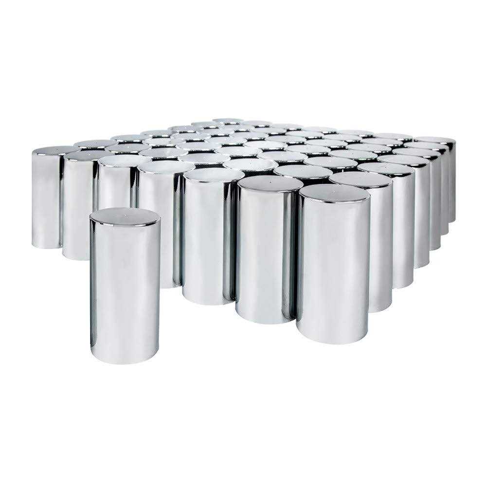 33mm x 4-1/4 Chrome Plastic Tall Cylinder Nut Cover - Cheap Fitting