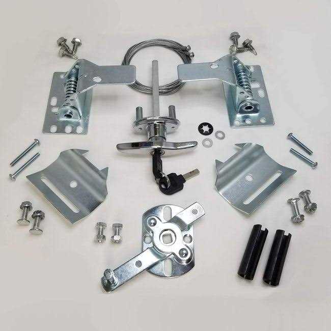 Ri-Key Security Universal Garage Door Lock Kit with Spring Latch and Keyed Handle - Cheap Fitting