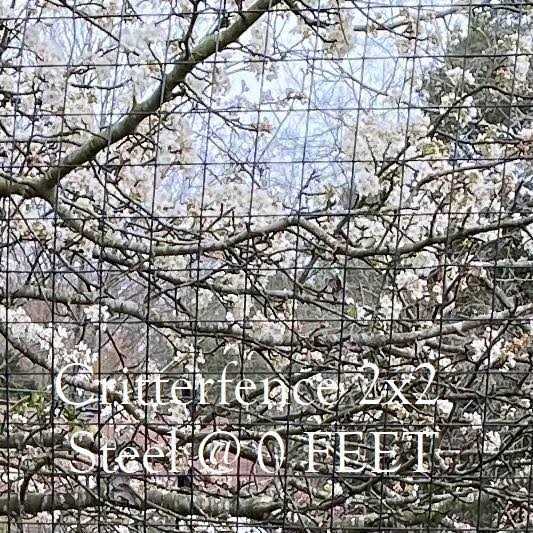 Critterfence 2×4 100 ft. Black Steel Square Grid 2 x 4 in. Welded Wire Fence - Cheap Fitting