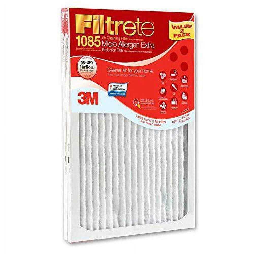 Filtrete 20-in W x 1-in MERV 11 1085 MPR Allergen Defense Extra Electrostatic Pleated Air Filter - Cheap Fitting