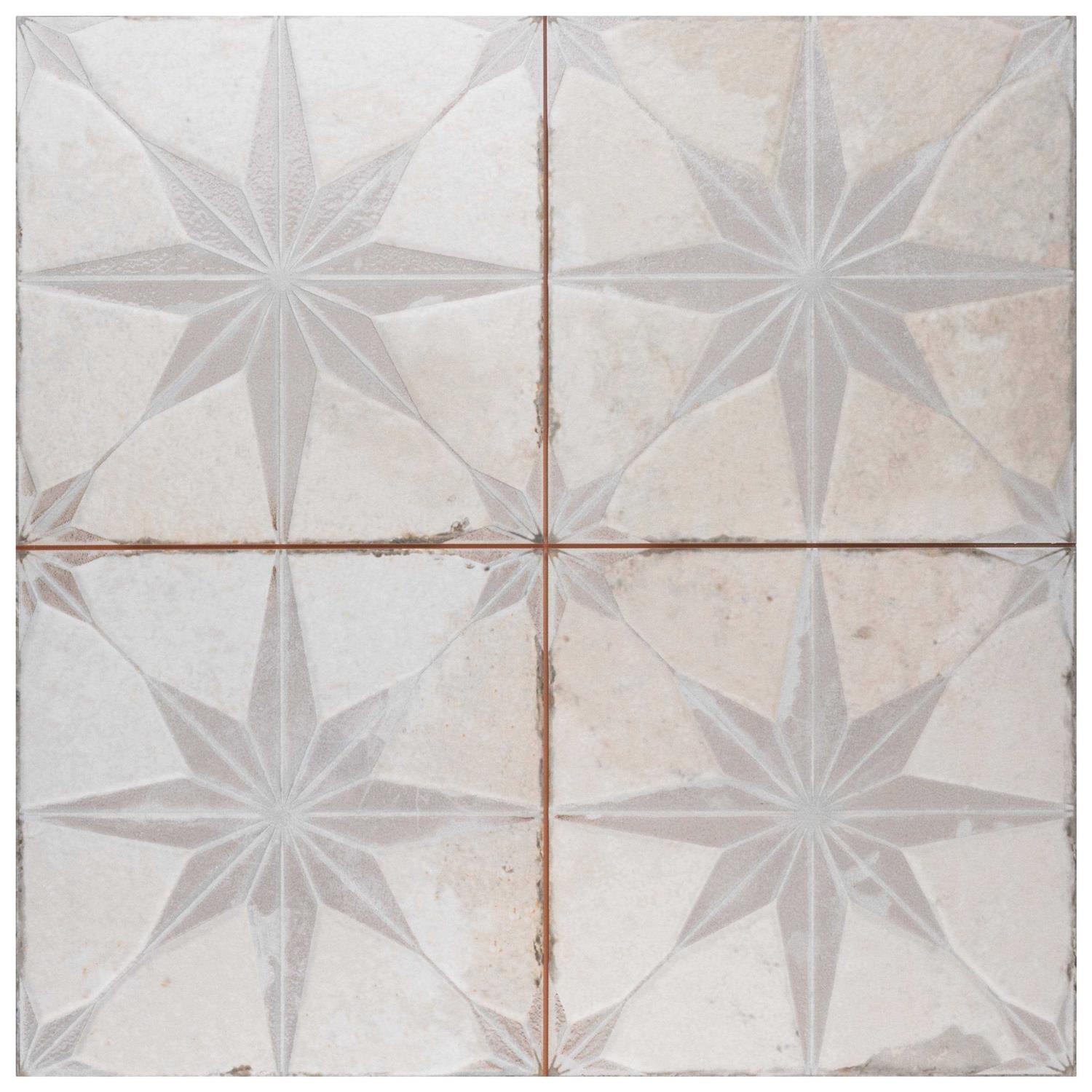 Kings 18 x 18 Ceramic Patterned Wall & Floor Tile Merola Tile - Cheap Fitting