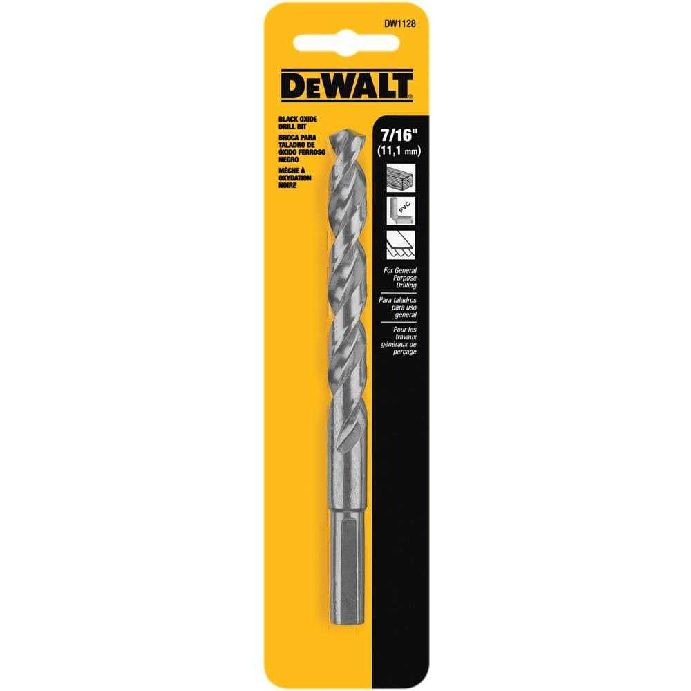 DEWALT DW1128 Black Oxide Drill Bit - Cheap Fitting