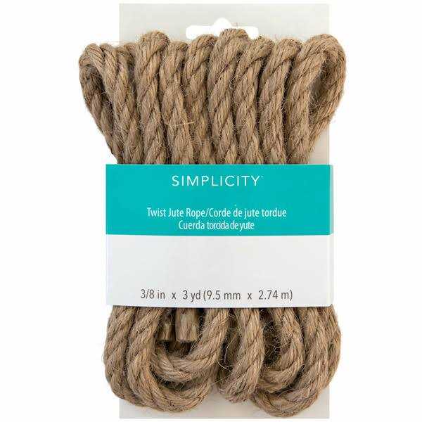 Simplicity Natural Twist Jute Rope - Cheap Fitting