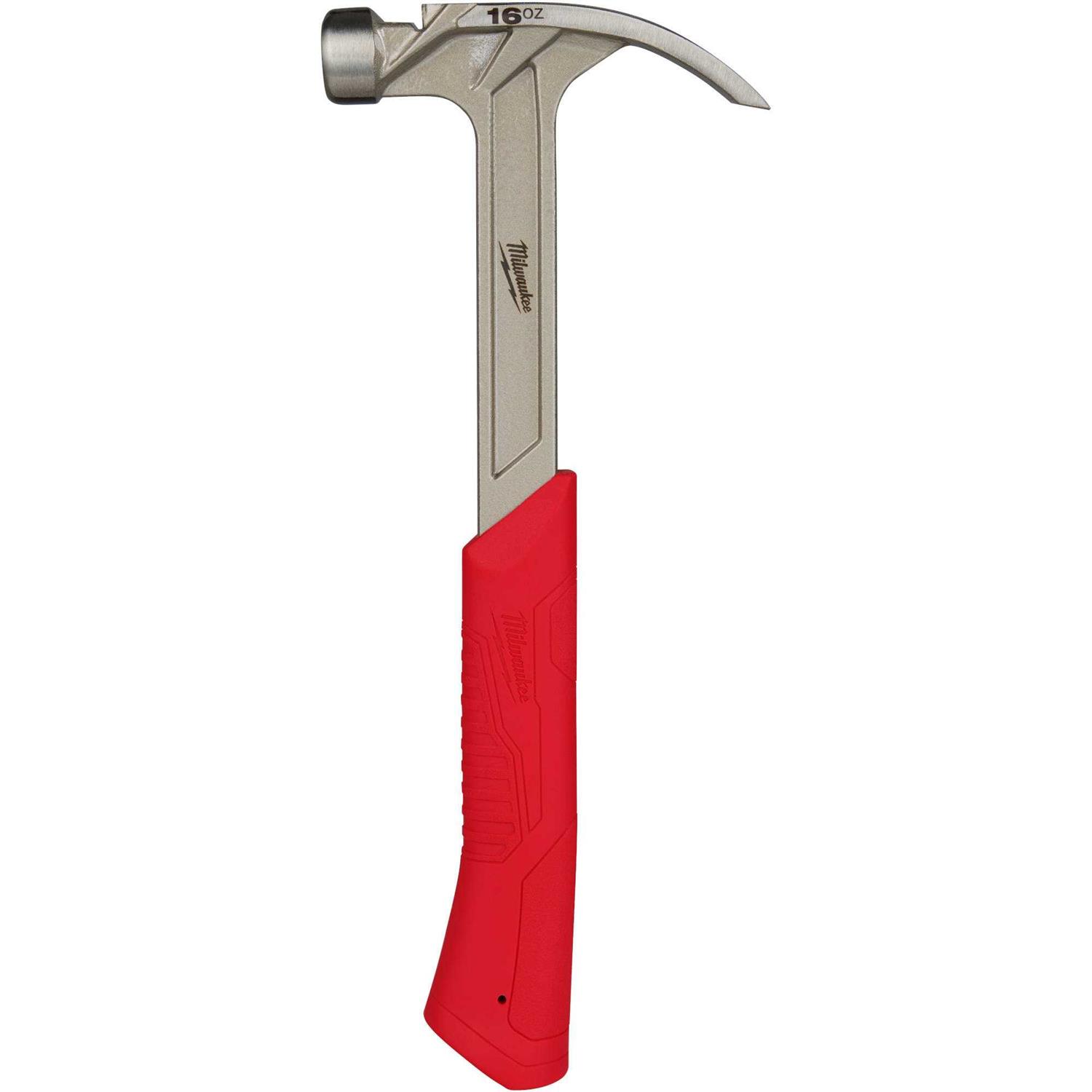 Milwaukee 16oz Smooth Face Hybrid Claw Hammer 48-22-9018 - Cheap Fitting