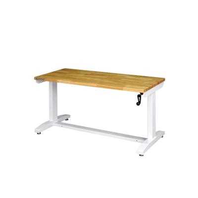 Husky 62 in. W White Adjustable Height Worktable - Cheap Fitting