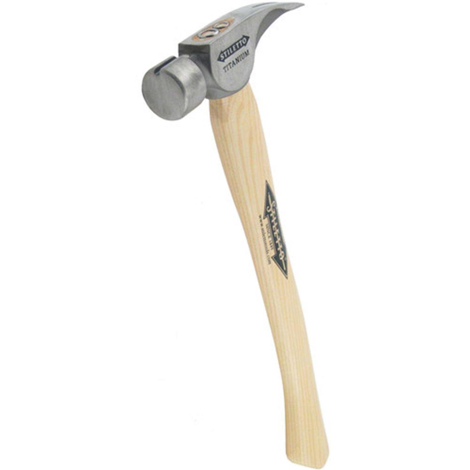 Stiletto TI16SC 16 oz Hammer Titanium Smooth Face Curved Hickory Handle - Cheap Fitting