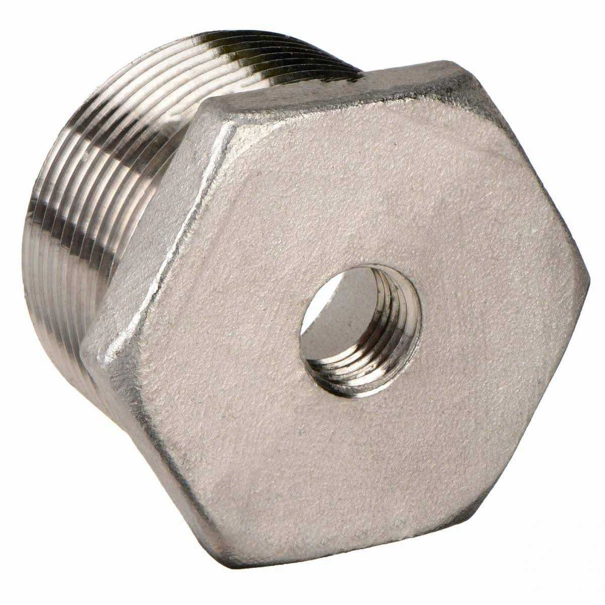 Sim Supply Hex Reducing Bushing,316 Ss,1 1/2 x 1/4 600B113N112014 - Cheap Fitting