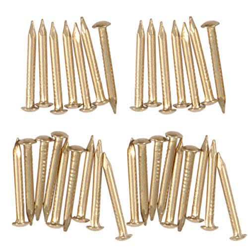 Heallily 100pcs Copper Nails for Killing Trees Removing Stumps Copper Nail Spikes for Slating Roofing 20mm - Cheap Fitting