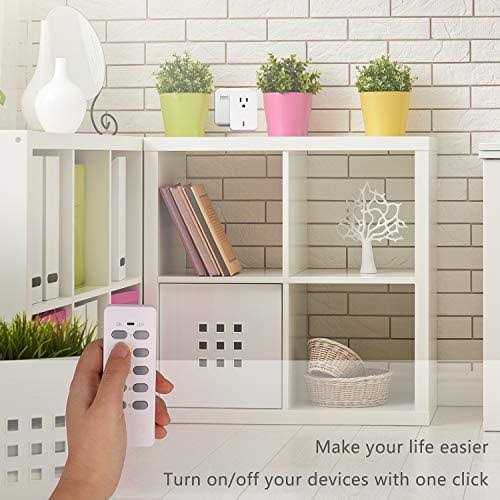 Syantek Remote Control Outlet Wireless Light Switch for Household Appliances - Cheap Fitting