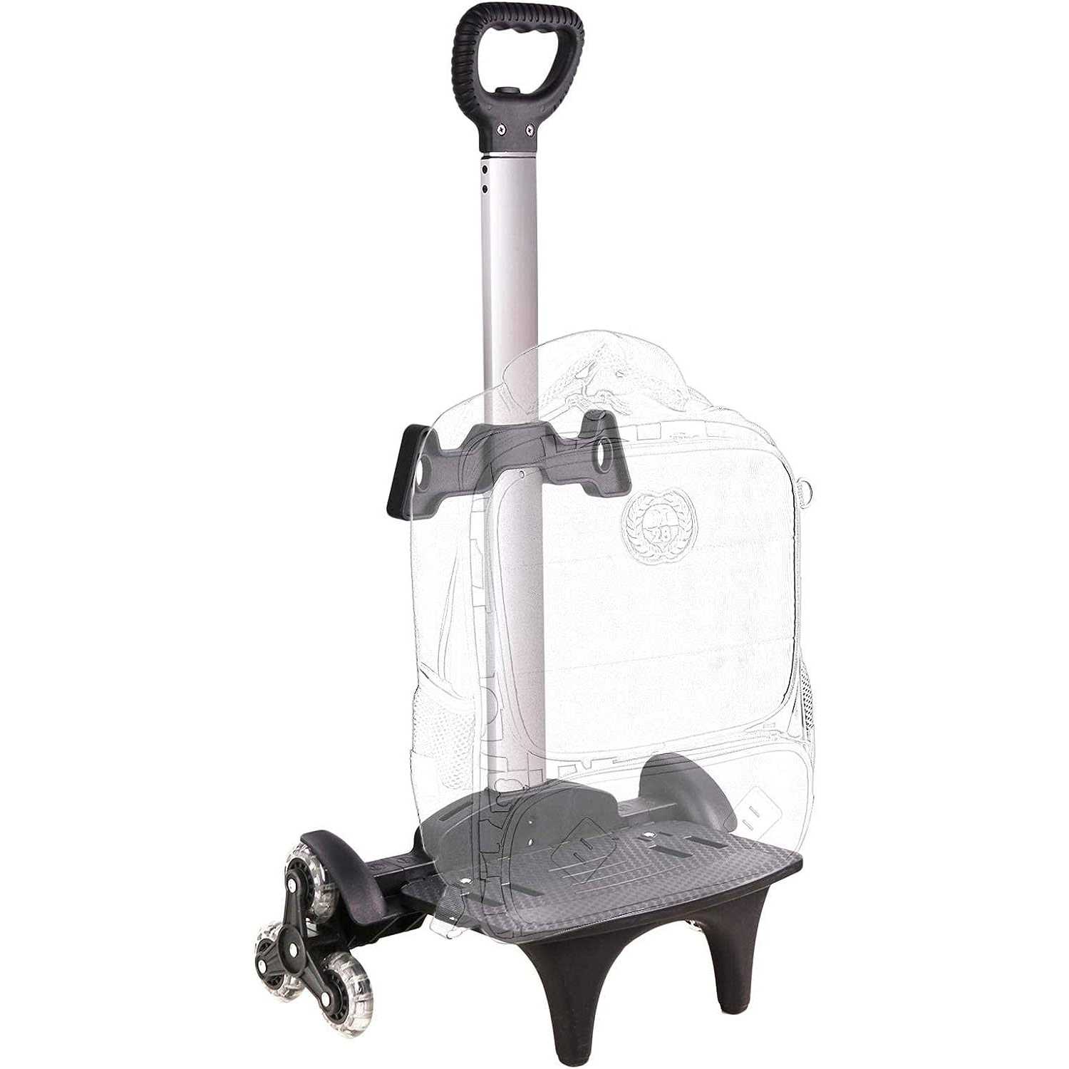 Backpack Trolley Wheeled Cart Aluminum Alloy Folding Trolley Cart for Schoolbag - Cheap Fitting