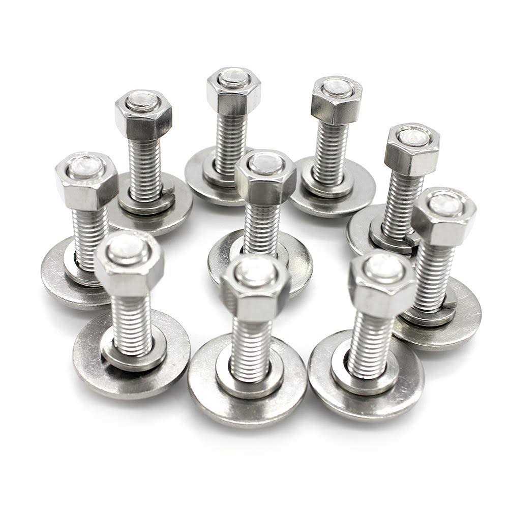 Fullerkreg Stainless Steel Hex Head Screws Bolts Nuts Flat & Lock Washers - Cheap Fitting