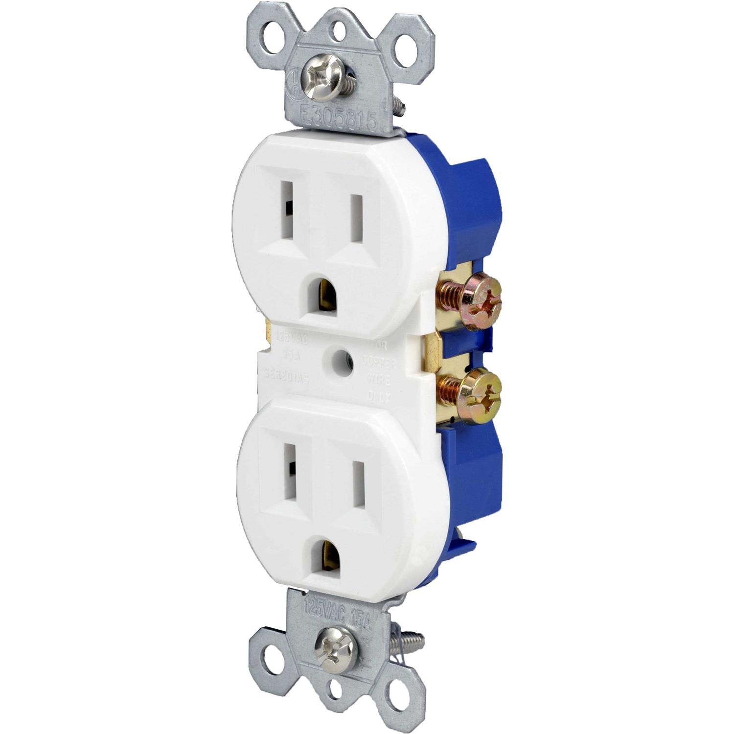 Hyper Tough Grounding Duplex Electrical Outlet - Cheap Fitting
