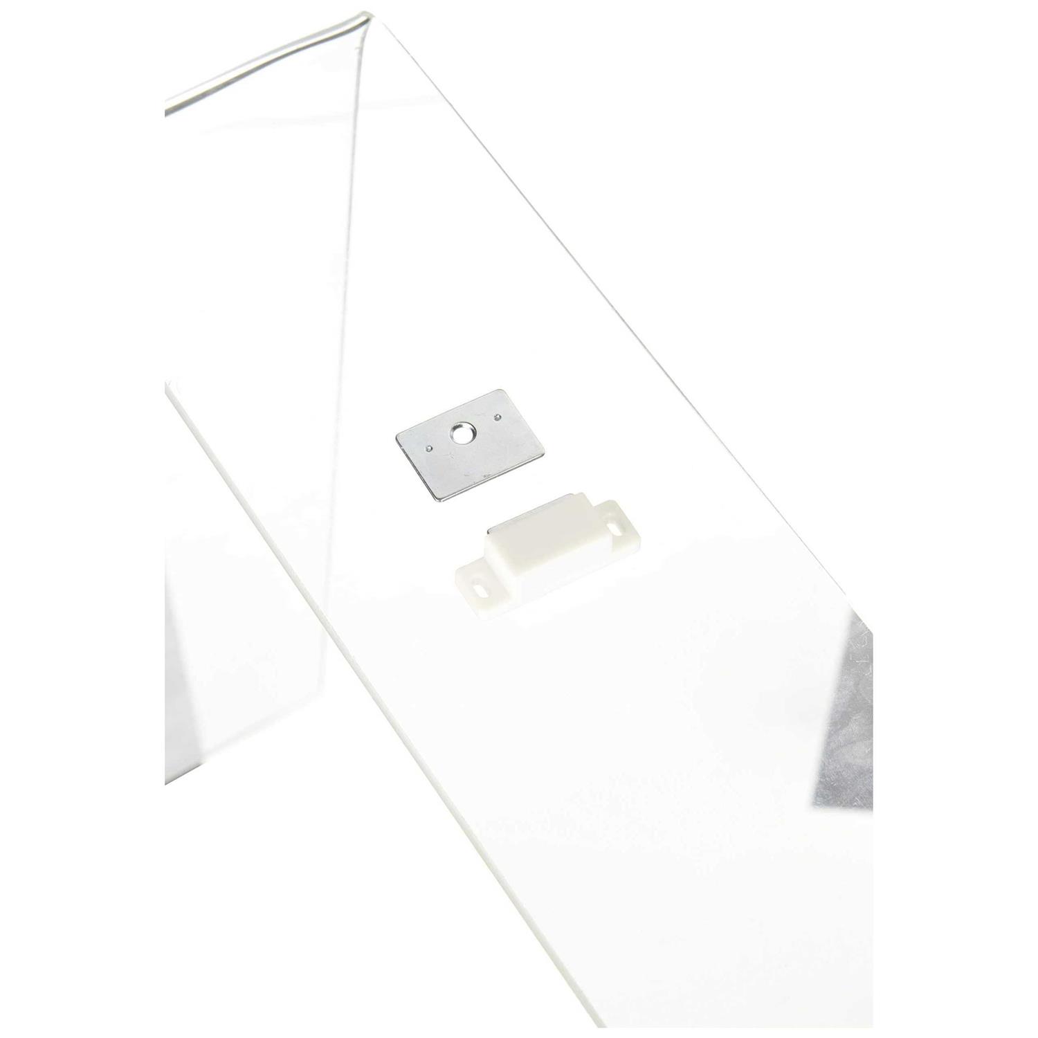 Hardware Resources 50631-R 15 lb Single Magnetic Catch White/Zinc - Cheap Fitting