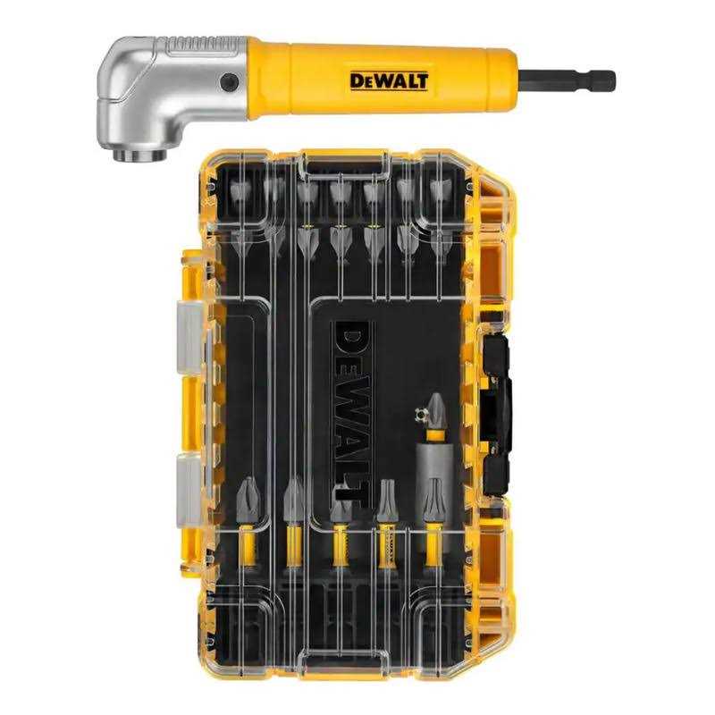 Dewalt Maxfit 1/4 in. Steel Screwdriving Bit Set with Right Angle Adapter - Cheap Fitting