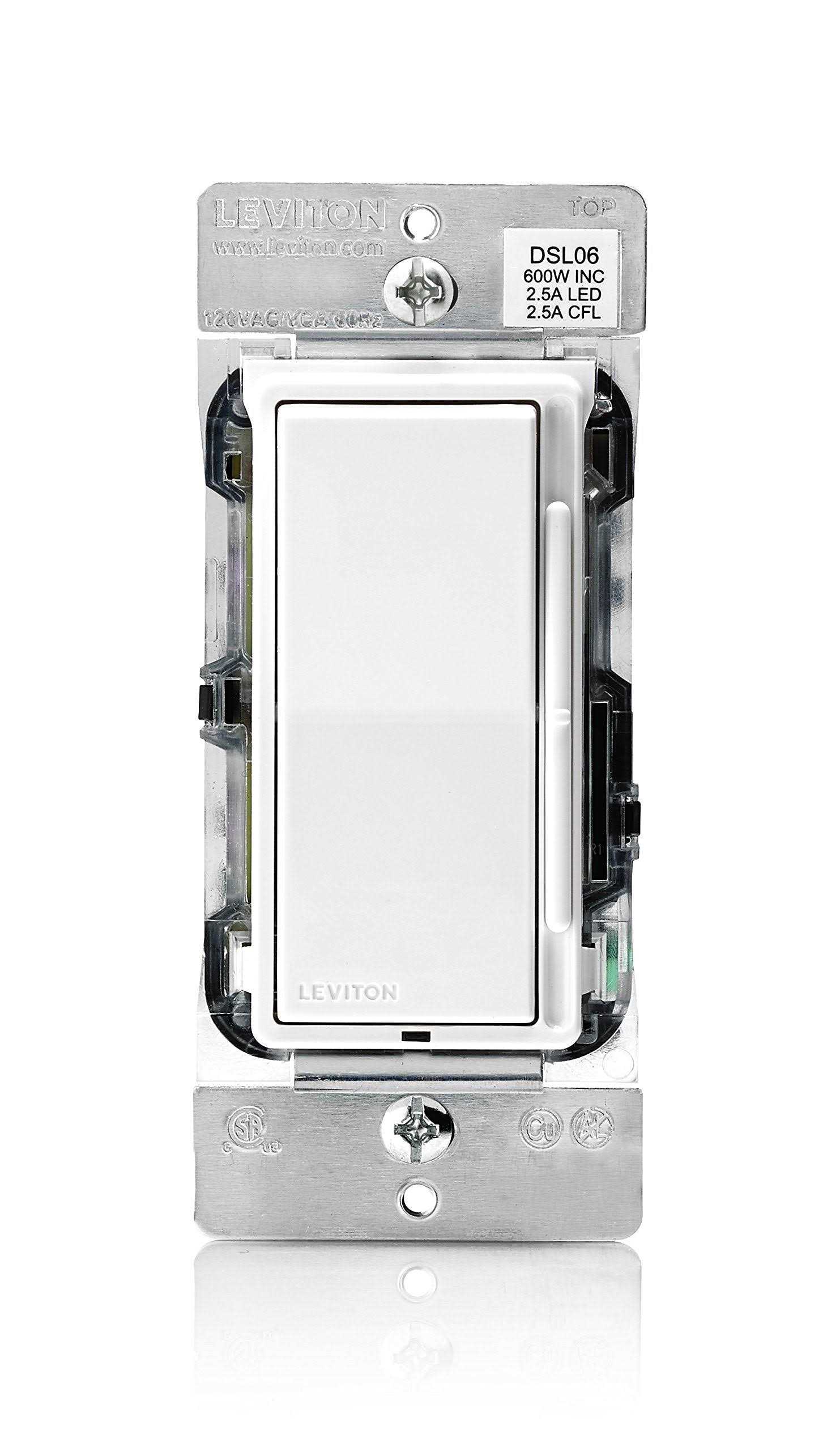 Leviton Decora Universal Rocker Slide Dimmer DSL06-1LM - Cheap Fitting