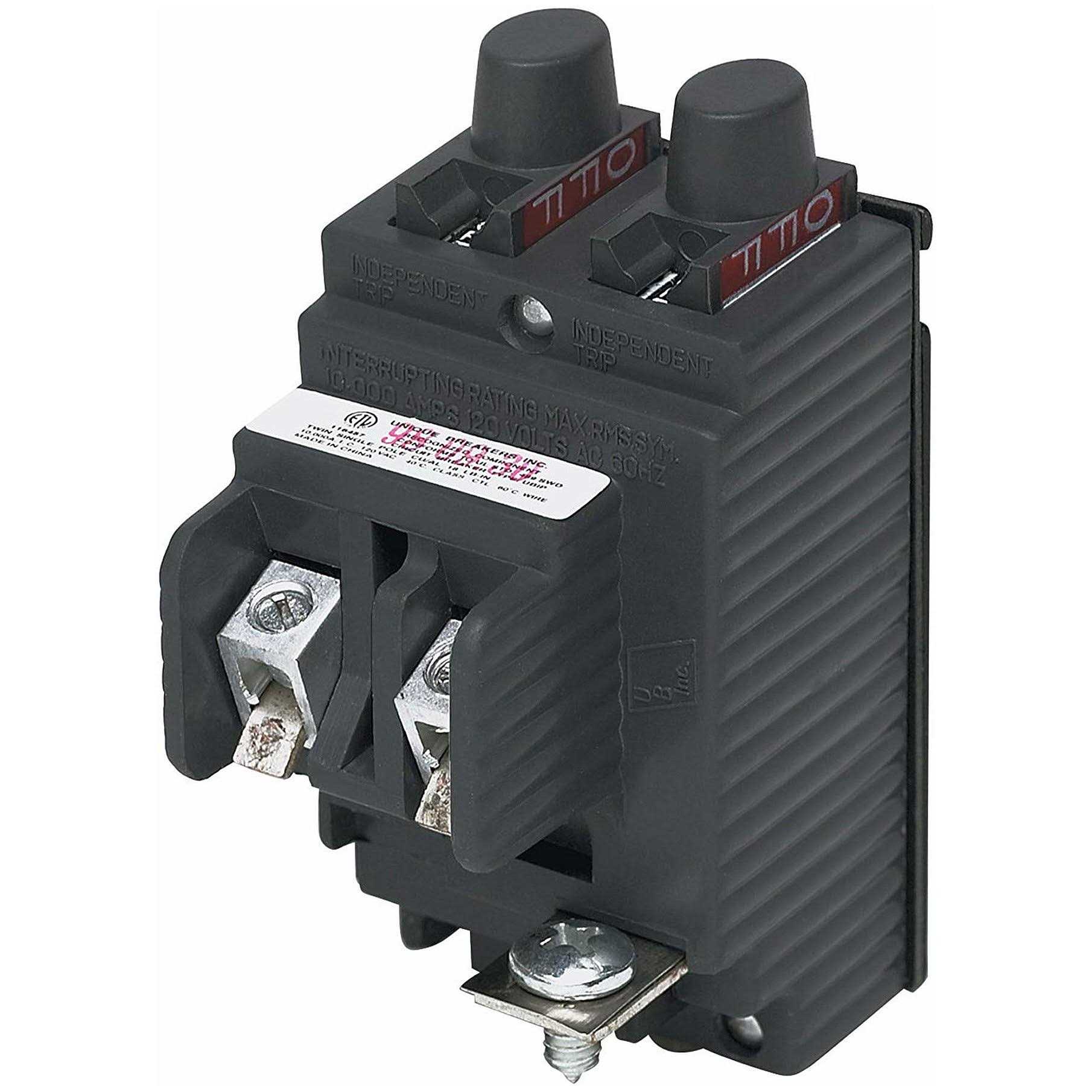 UBIP2020-New Pushmatic P2020 Replacement. Twin 20 Amp Circuit Breaker - Cheap Fitting