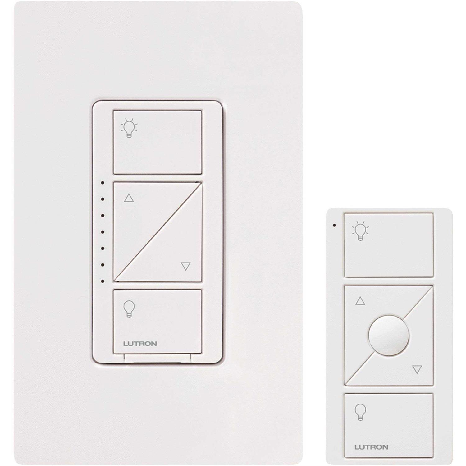 Lutron Caseta Wireless In Wall Dimmer and Pico Remote Kit P-PKG1W-WH - Cheap Fitting