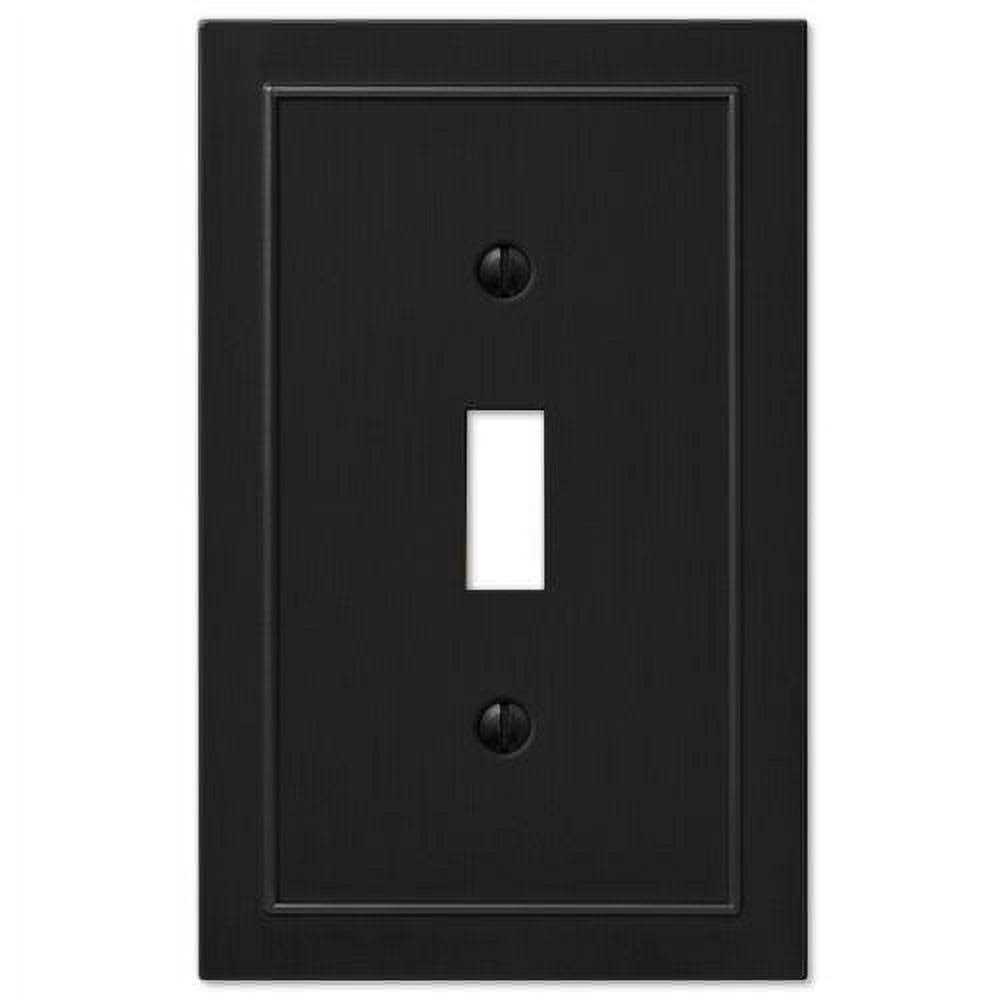 Amerelle Bethany 1 Gang Toggle Metal Wall Plate - Cheap Fitting