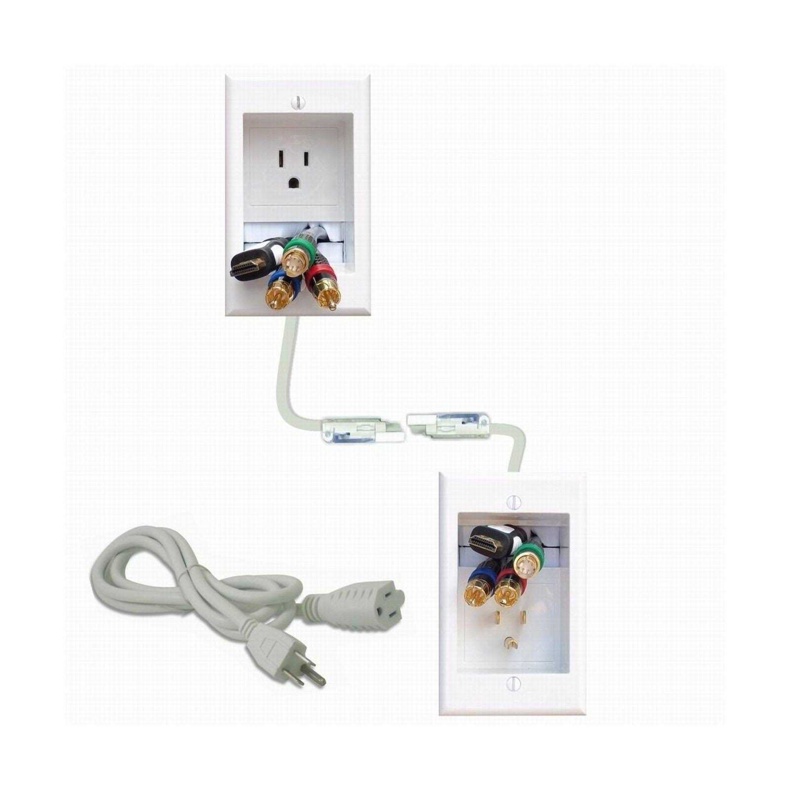 PowerBridge ONE-CK In-Wall Cable Management System for Wall-Mounted TVs - Cheap Fitting