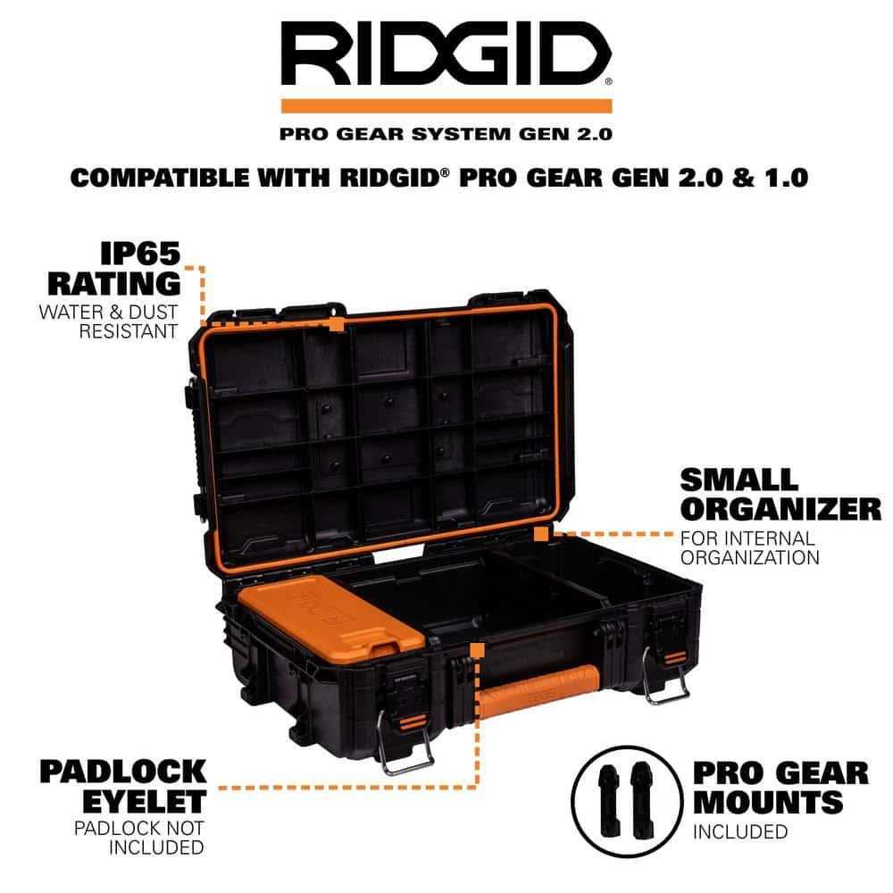 RIDGID 2.0 Pro Gear System 25 in. Rolling Tool Box and Tool Case - Cheap Fitting