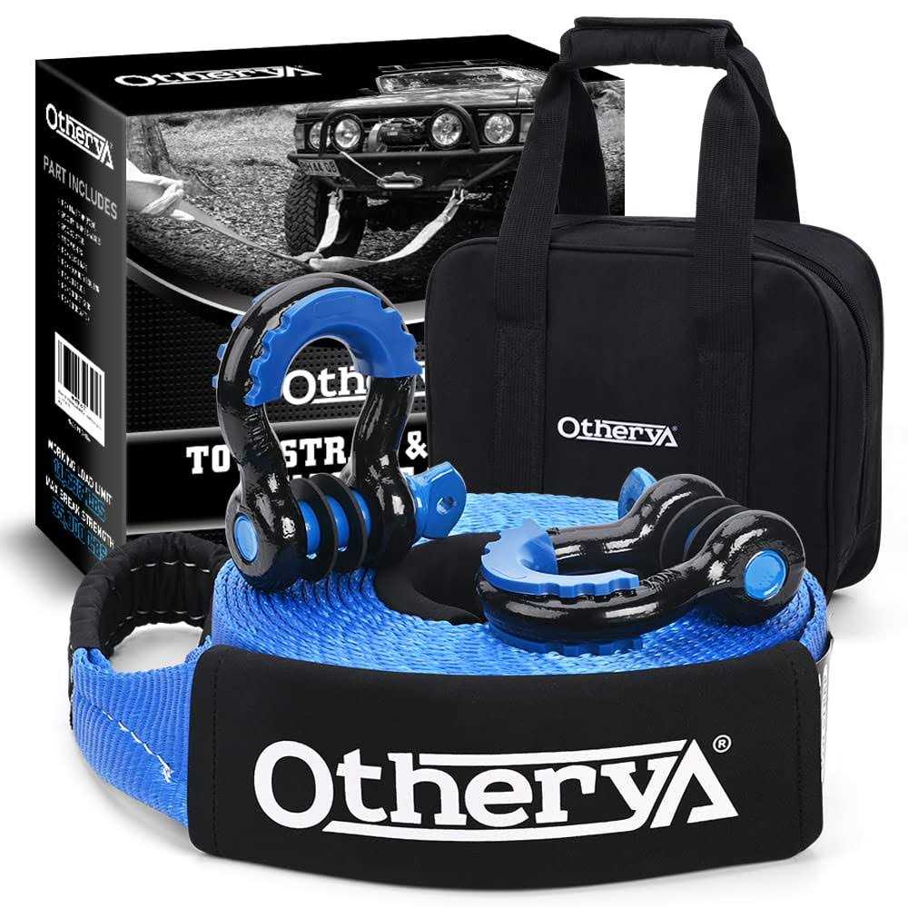 Otherya Heavy Duty Tow Strap Recovery Kit 3” x Break Strength - Cheap Fitting