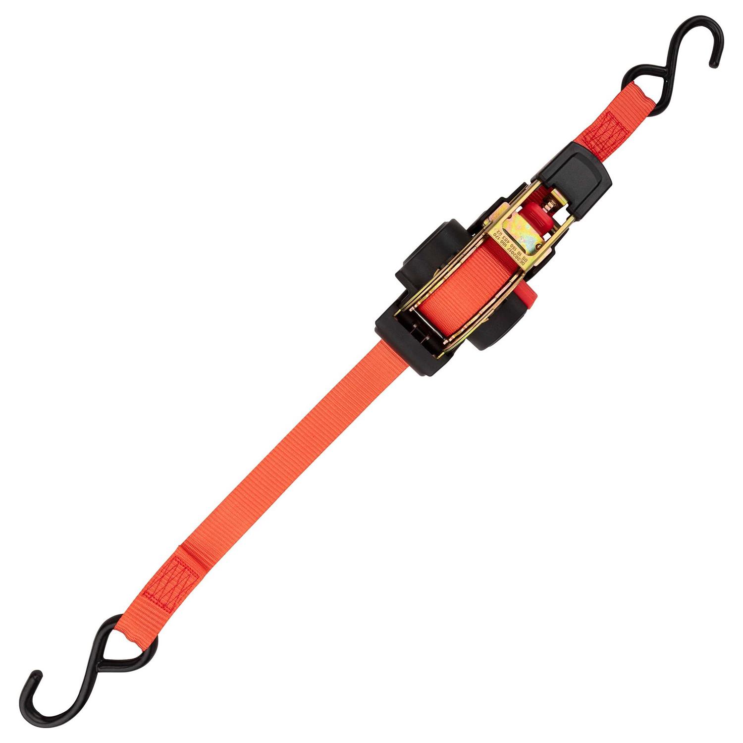 Bass Pro Shops Retractable Ratchet Straps with S Hooks 2 Pack - Cheap Fitting