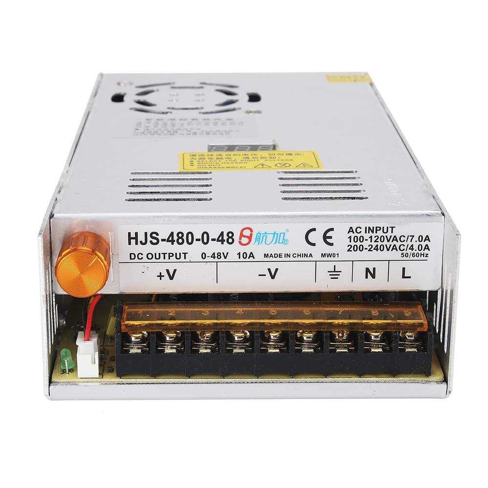 Titoe Adjustable Dc Power Voltage Converter Ac 110V-220V to Dc 0-48V Module Switching Power Supply Digital Display 480W Voltage Regulator Transformer - Cheap Fitting
