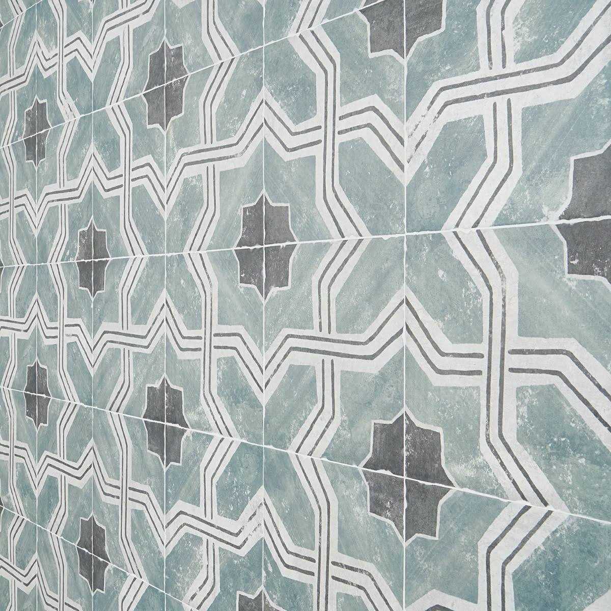 Ivy Hill Tile Patras Deco Iberia 7.87 in. x 7.87 in. Matte Porcelain Floor and Wall Tile - Cheap Fitting