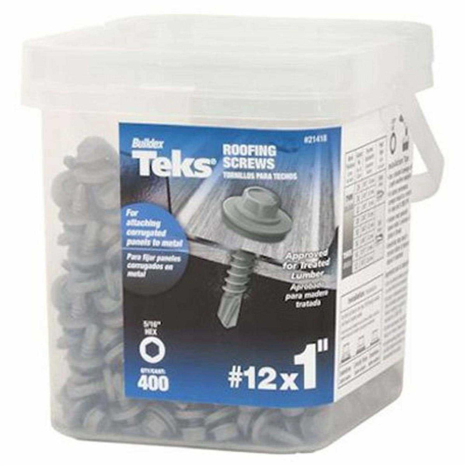 Teks 21418 Hex-Head Roofing Screws - Cheap Fitting