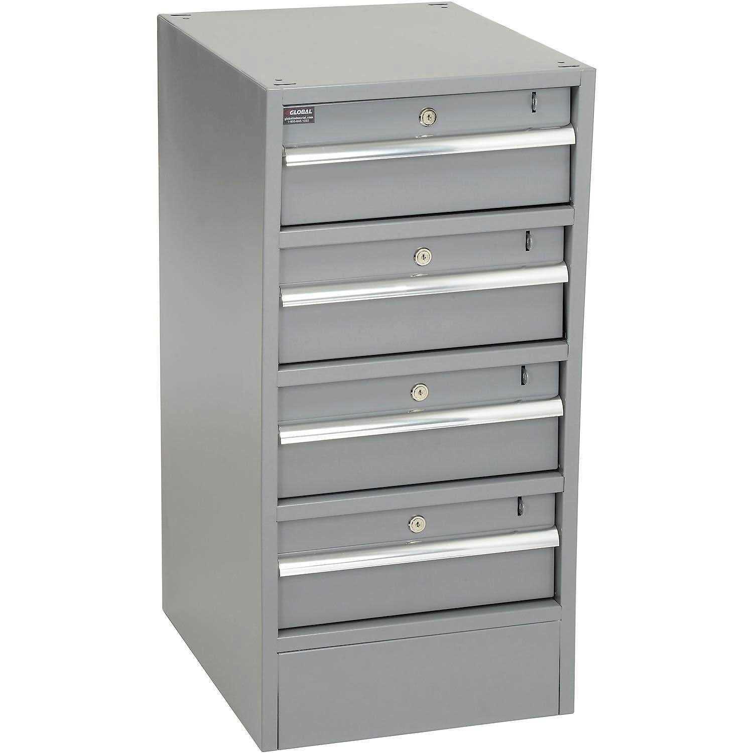 Global Industrial Steel Pedestal W/ 4 Drawers 606961 - Cheap Fitting