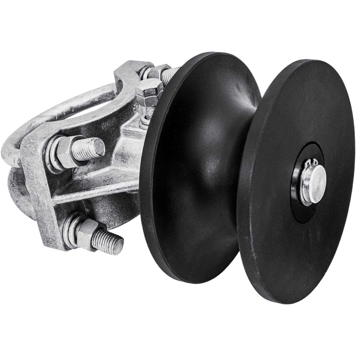 4 x 2-3/8 Nylon Commercial Covered Cantilevered Slide Gate Rollers - Cheap Fitting