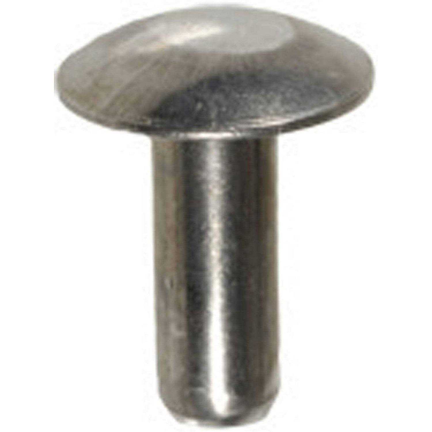 Auveco 3/16 Brazier Head Solid Aluminum Rivet 1/2 Length - Cheap Fitting