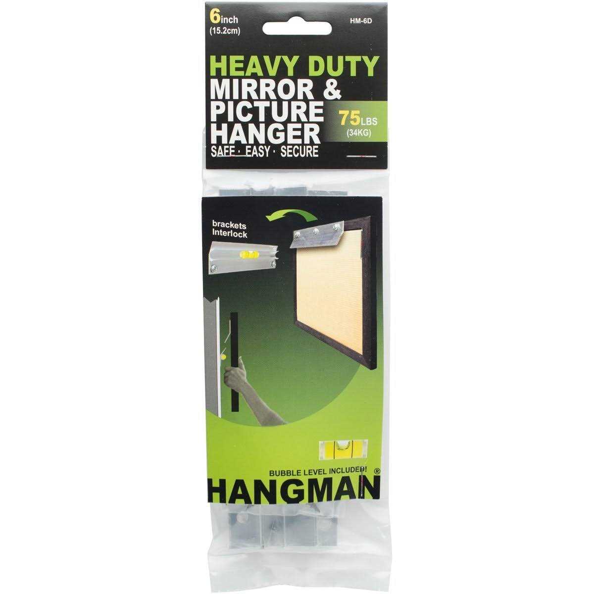 Hangman HM-6D Heavy Duty Mirror & Picture Hanger - Cheap Fitting