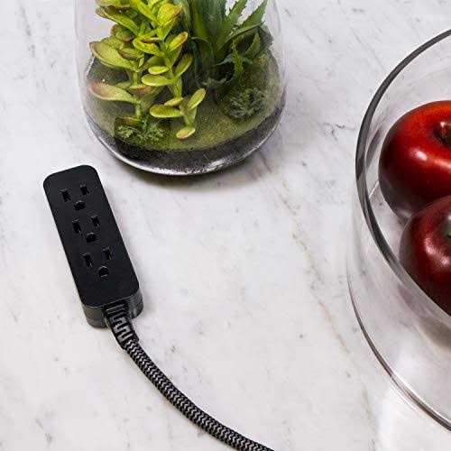 Cordinate Designer Extension Cord 3-Outlet 10-Foot Cord - Cheap Fitting