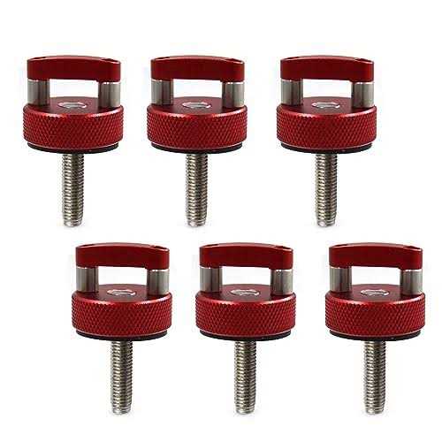 Hard Top Quick Removal Fastener Thumb Screw Nuts Tie-Down D-Rings for Compatible Jeep Wrangler TJ JK 2007-2022 - Cheap Fitting